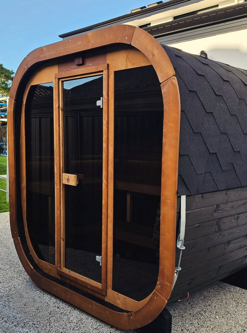 Black Max 2.0 installed in a modern outdoor space.