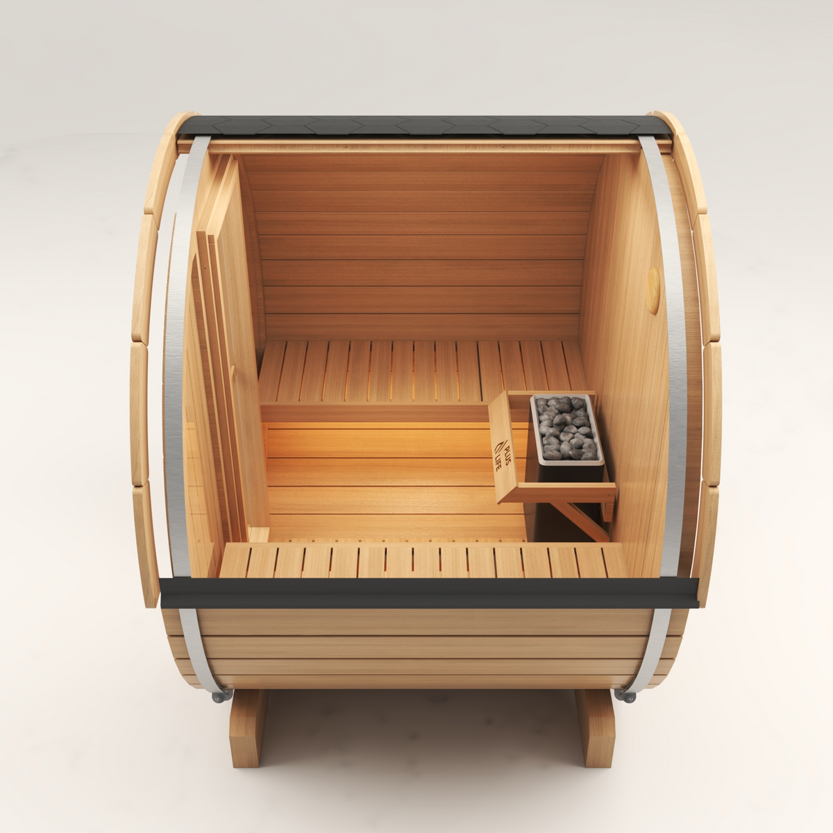 Arc Natural Barrel Sauna x Ice Bath
