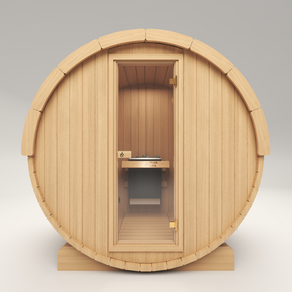 Arc Natural Barrel Sauna x Ice Bath