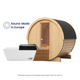 Arc Natural Barrel Sauna x Ice Bath