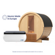 Arc Natural Barrel Sauna x Ice Bath