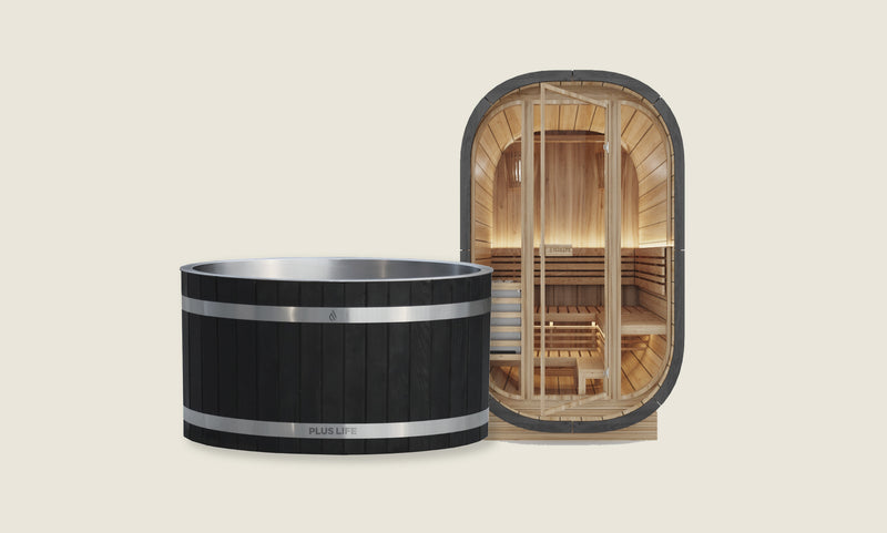 Nest + Mini Outdoor Sauna
