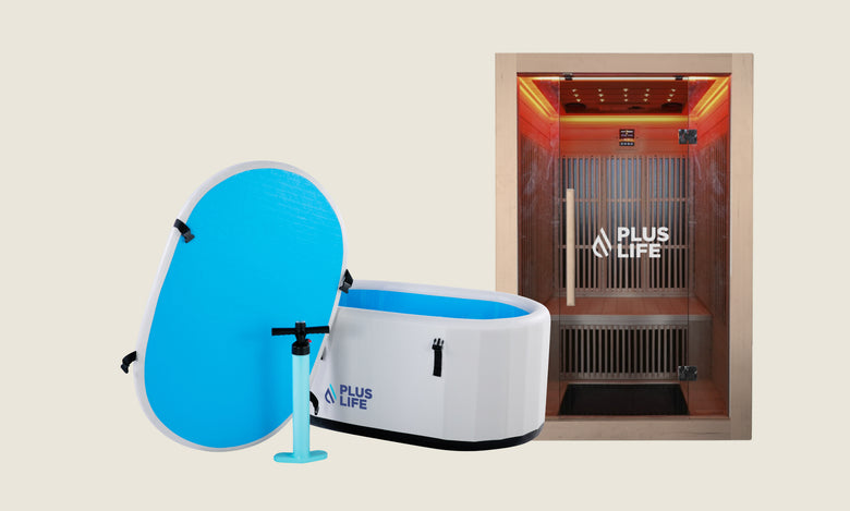 Full Spectrum Sauna + Portable Ice Bath