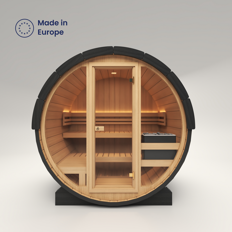 PlusLife Outdoor Cove Barrel Sauna