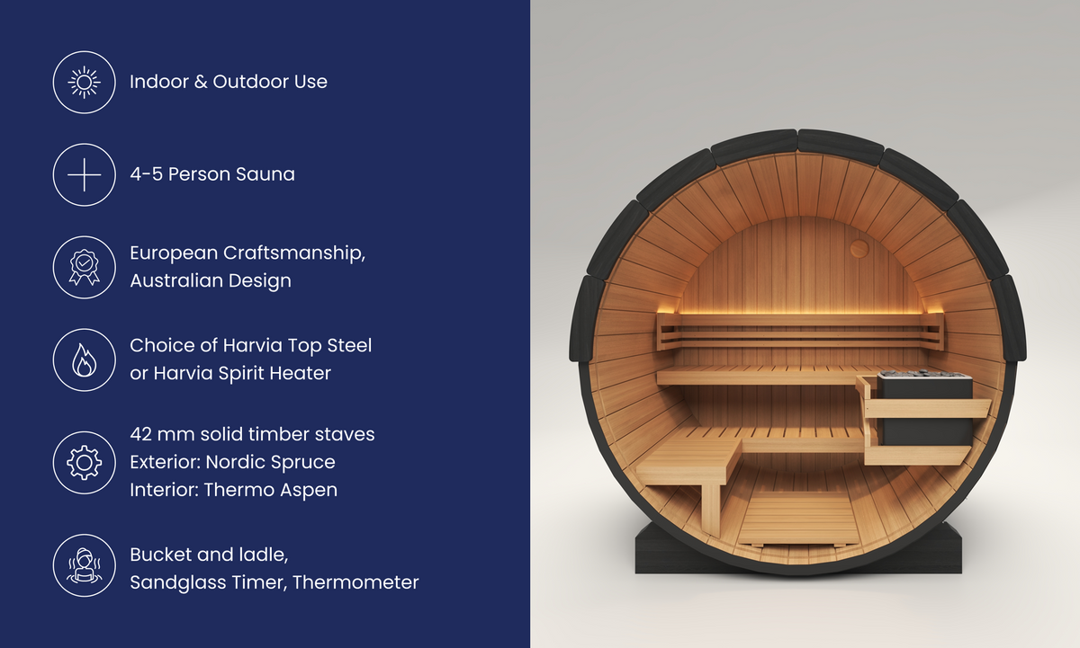 Cove Barrel Combo - Glass Door