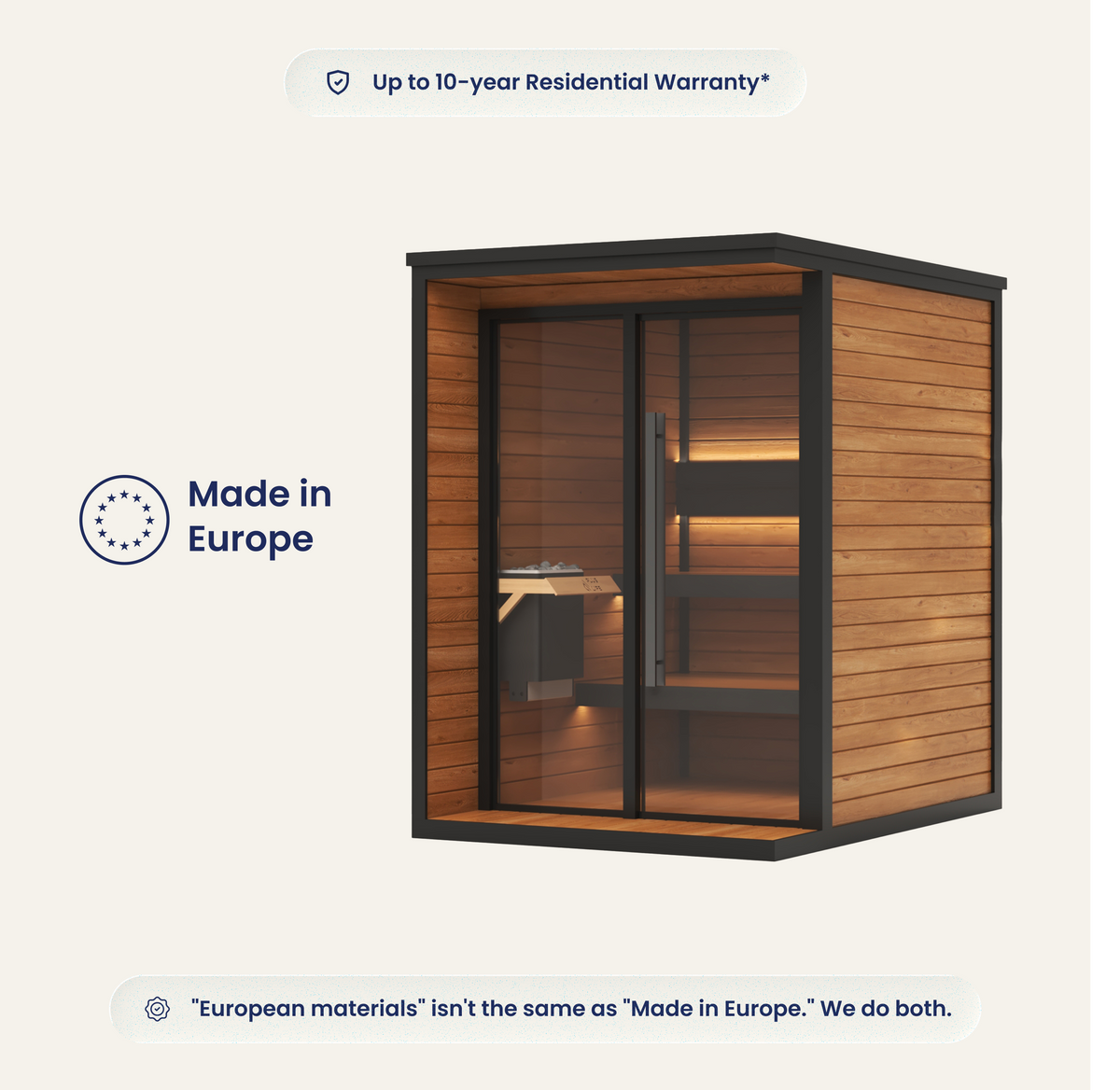 Crest Outdoor Sauna