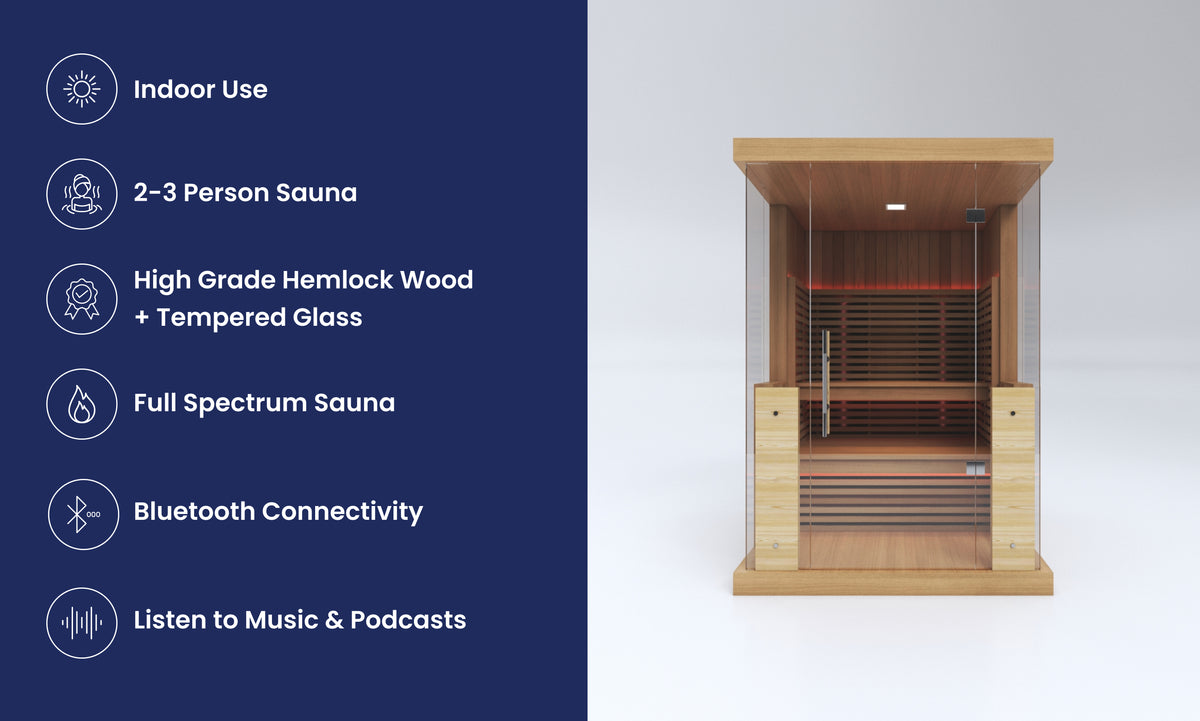 Halo Full Spectrum Sauna - 2-3 Person