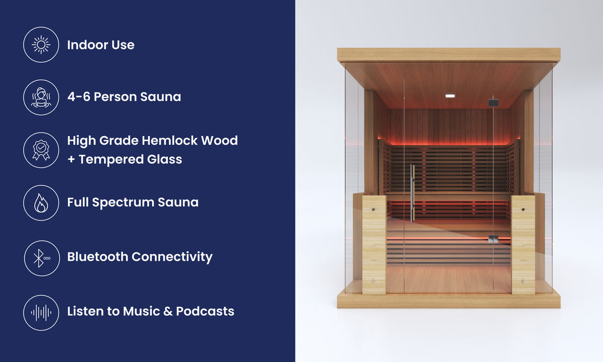Halo Full Spectrum Sauna - 4-6 Person