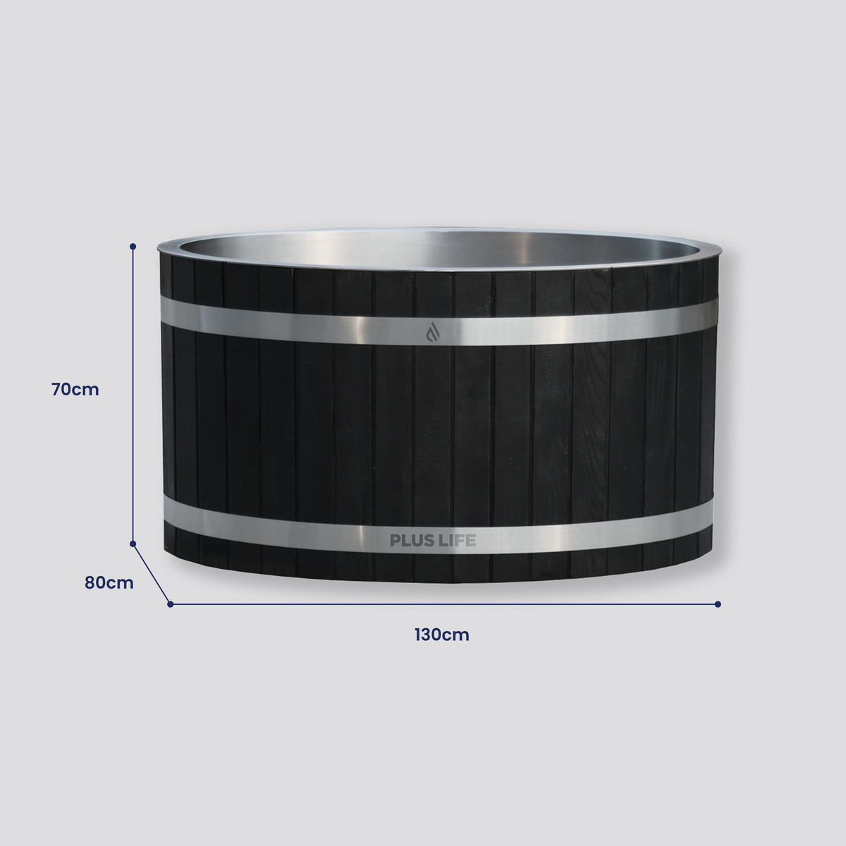 Arc Natural Barrel Sauna x Ice Bath