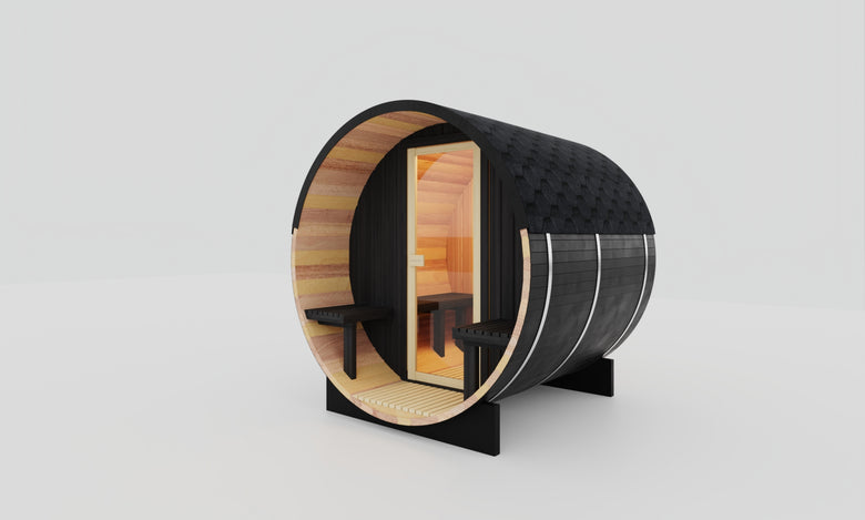 PlusLife Outdoor Barrel Sauna