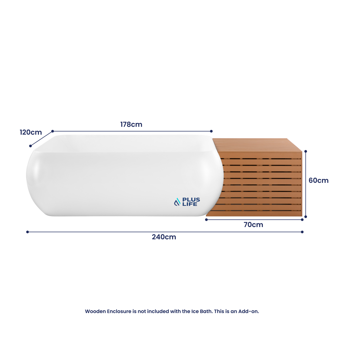 Arc Natural Barrel Sauna x Ice Bath
